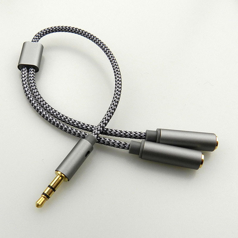 3.5mm Audio Splitter Y Jack 1  - огляд і ціна Earphone Splitter Jack